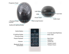 Load image into Gallery viewer, WonderSkyLight™ - Galaxy Projector with Bluetooth Speaker
