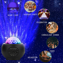 Load image into Gallery viewer, WonderSkyLight™ - Galaxy Projector with party speaker
